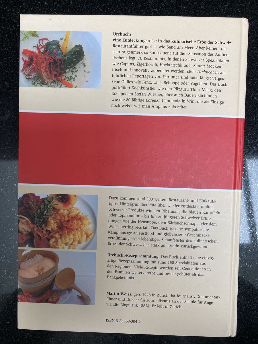 Libri: Urchuchi Kochbuch - Schweizer Restaurants, Herbst-Rezept – Nuovo (secondo la descrizione) da Ittigen venduto da 132465 1
