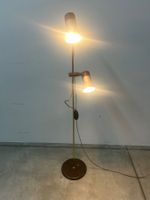 Designer Spot-/ Stehlampe Metall Messing aus den 60iger