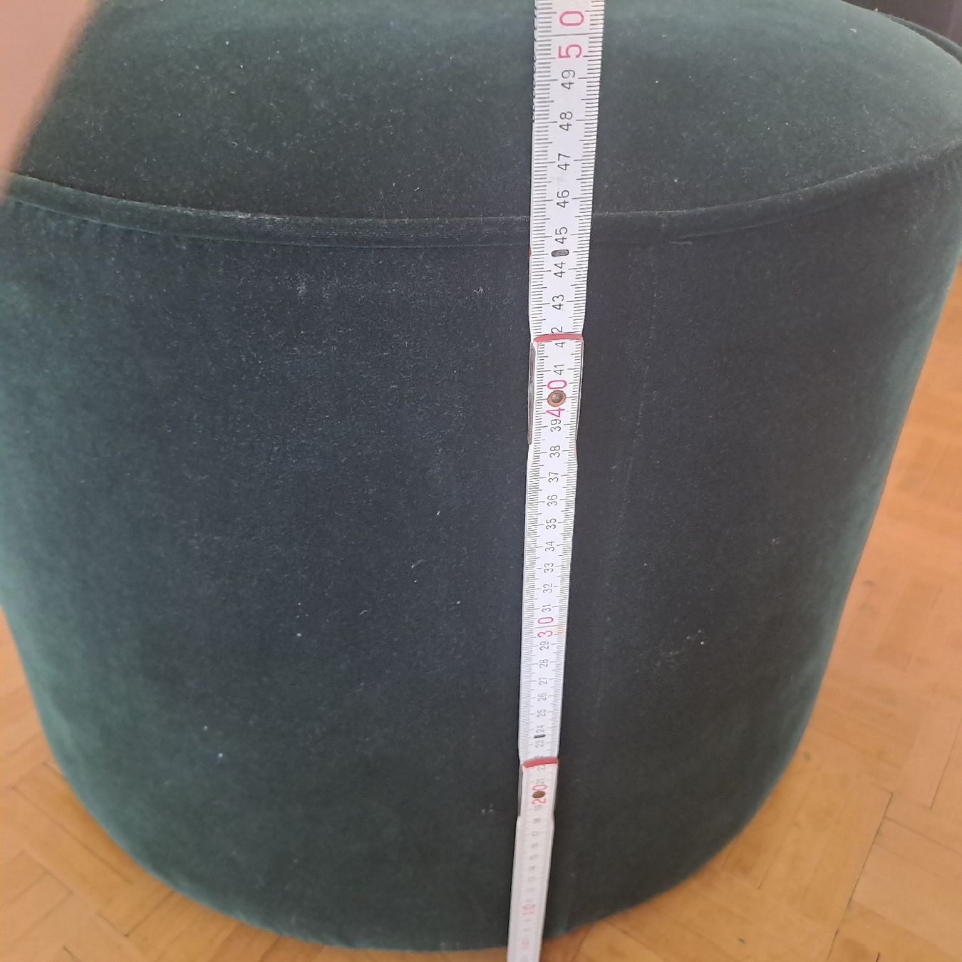 Hocker: Puff dunkelgrün velvet – Gebraucht aus Oberengstringen von ger_v5h5 2