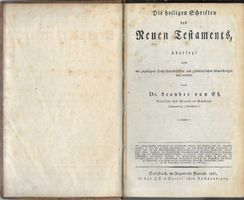 Neues Testament, 1832