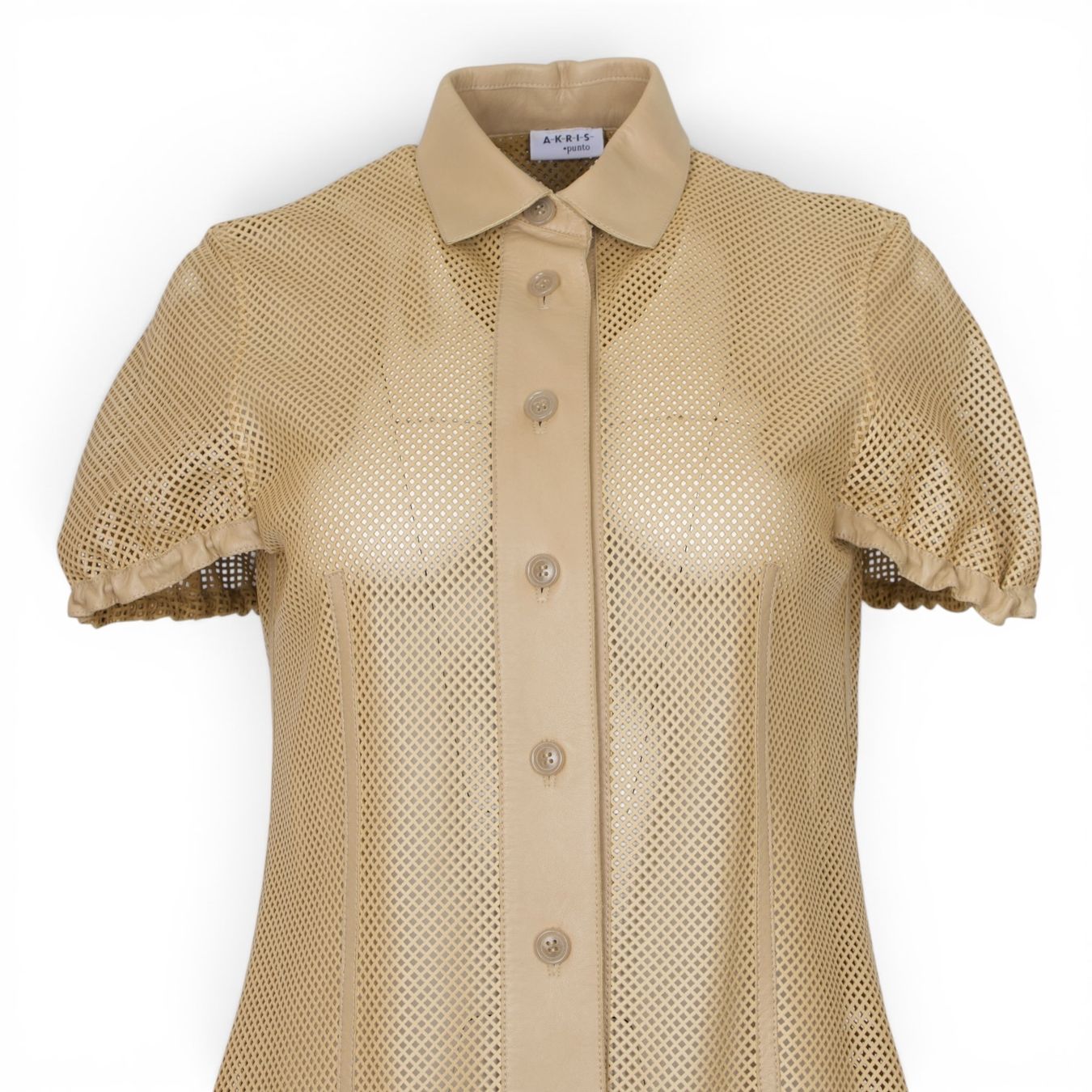 Akris Magliette Polo: Akris Punto Lederpolo camel Gr. 34 – Usato da Binningen venduto da Designerlabels 4