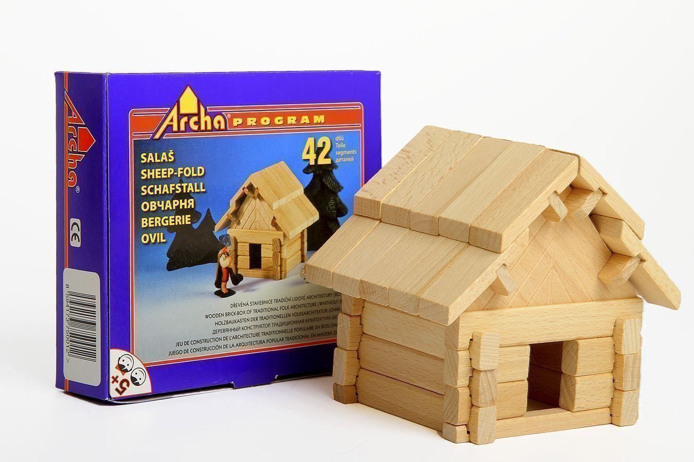 Kit di costruzioni: Holzbaukasten - Startset Schafstall – Nuovo e nell'imballaggio originale da Biel/Bienne venduto da Spiel-Markt 1