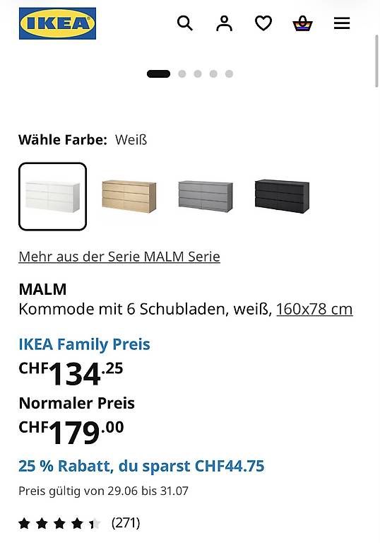 Commodes: Kommode weiss – D'occasion à Zürich par Michele21. 4