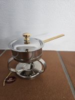 Butterwärmer Set Edelstahl vergoldet Dormia Schweiz