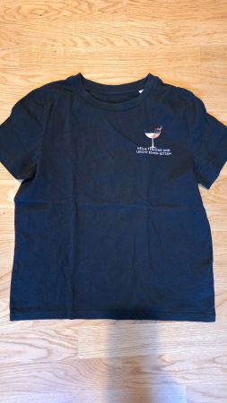 T-Shirt schwarz 'Keine Termine und leicht einen sitzen'
