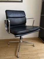 Bürostuhl Vitra Soft Pad Chair Leder schwarz gebraucht