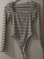 Langarmbody, Grösse: XS Tall, gestreift