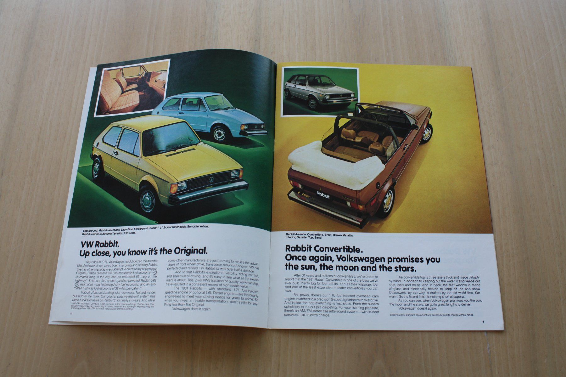 VW Documenti: VW Modell Programm Prospekt USA 1981 – Usato da Wikon venduto da erwin400 2