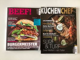 Gourmet-Magazin,Beef und Küchenchef mit tollen Rezepten