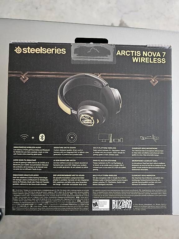 Steelseries Cuffie: SteelSeries Arctis Nova 7 Wireless - WOW Edition – Nuovo e nell'imballaggio originale da Mettau venduto da BasarVerkauf 1