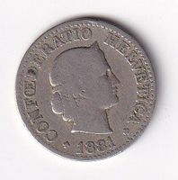 10 Rappen 1881 rar