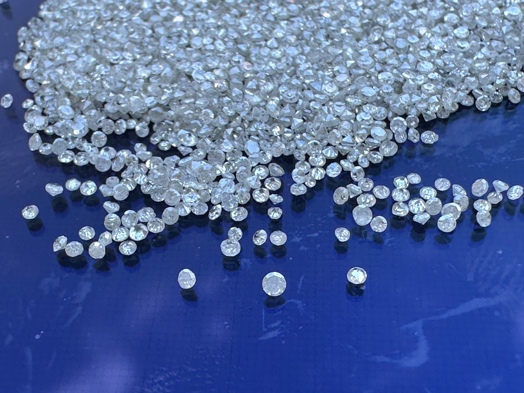 Pietre preziose: 100 St. Single-Cut Diamant-Pointer echte Naturdiamant 1 mm – Nuovo (secondo la descrizione) da Langenthal venduto da Seelenfreunde 6