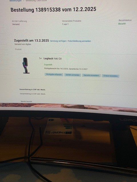 Logitech Microphones: Mikrofon – Neuf avec emballage d'origine à Rekingen AG par theokyburz 3