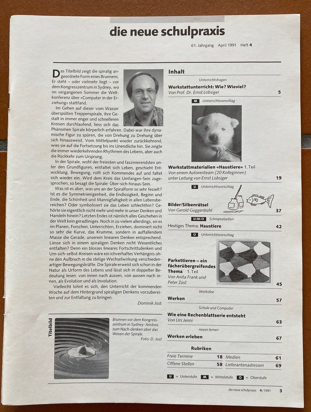 Zeitschriften & Magazine: Heft "die neue Schulpraxis" – Gebraucht aus Orselina von Vrenegonde 1