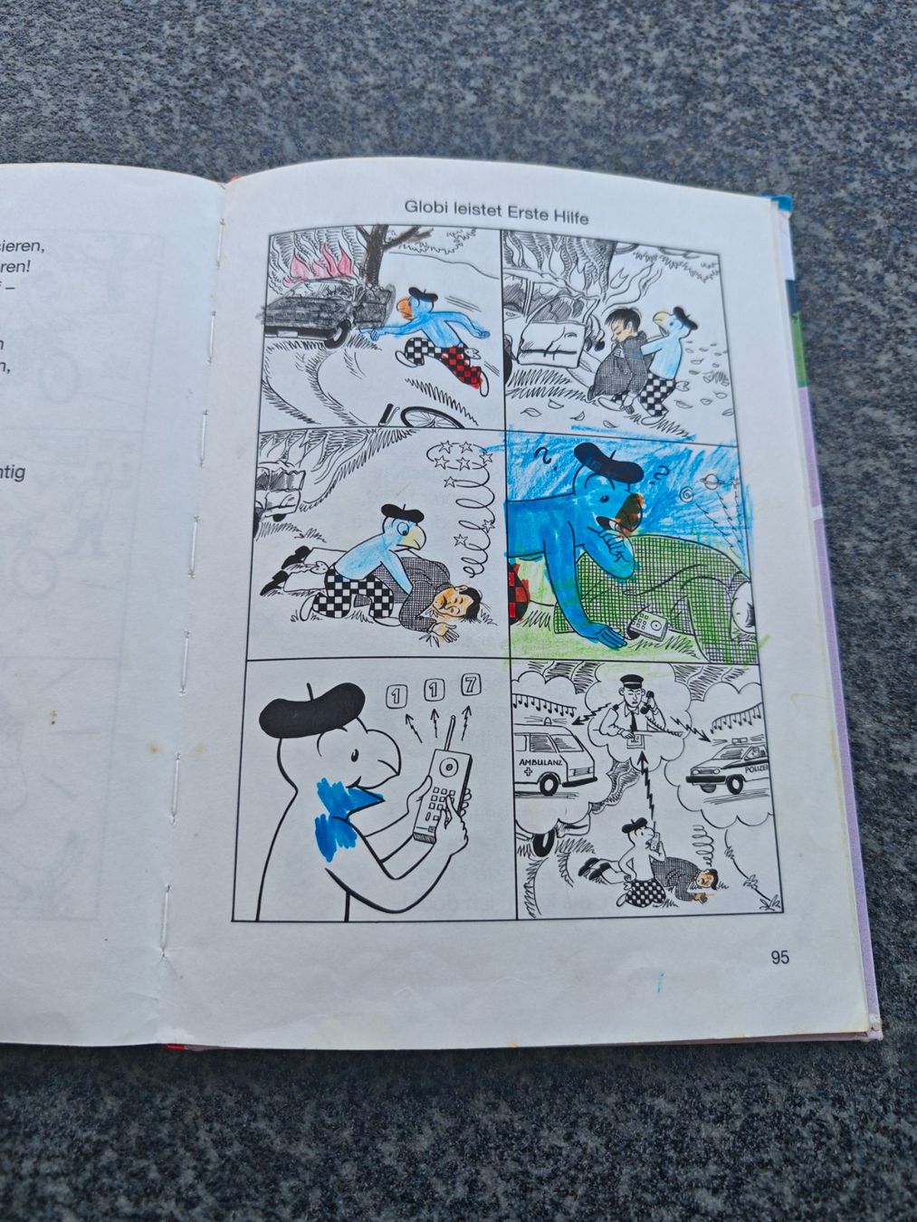 Livres: Kinderbuch Globi hilft der Polizei 1994 – D'occasion à Gunzgen par 0Aurin0 5