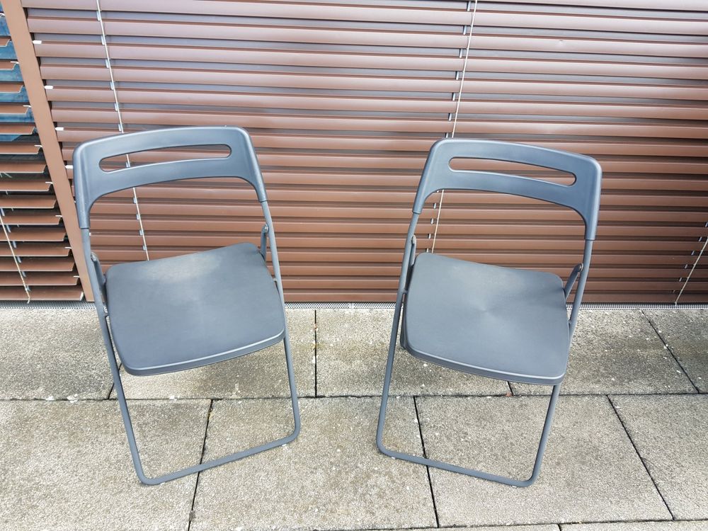 Zwei Balkonstühle Gartenstühle IKEA NISSE Kaufen auf Ricardo