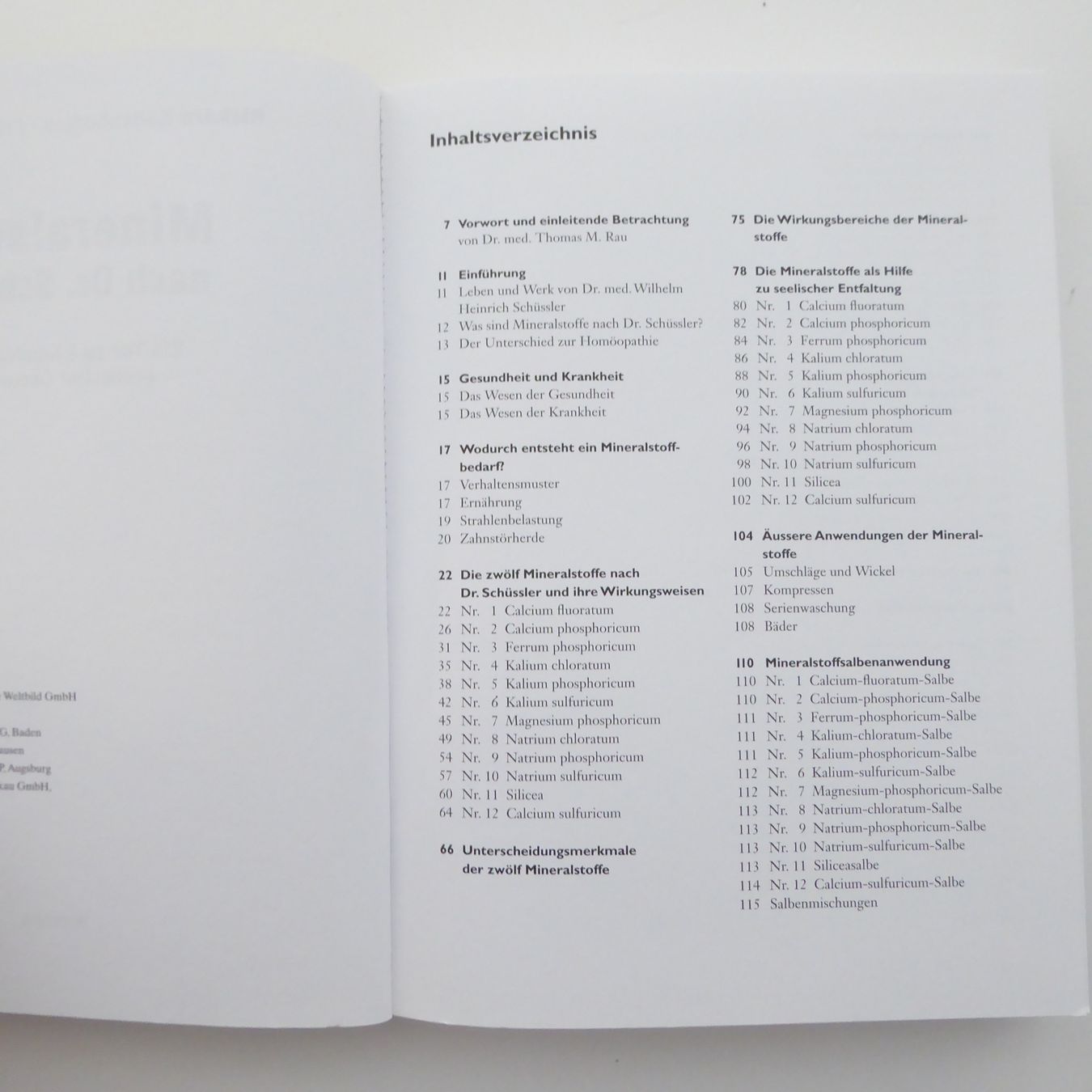Libri: Mineralstoffe nach Dr. Schüssler – Usato da Basel venduto da Kunterbunt12 2