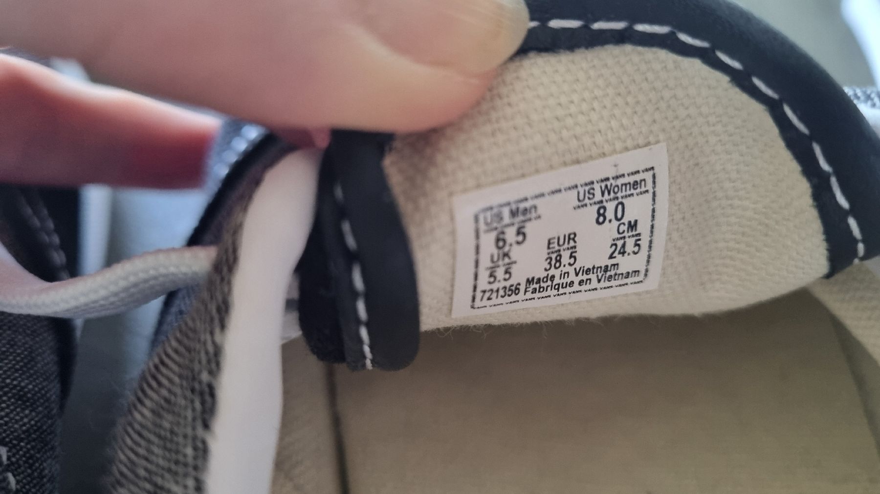 Vans Chaussures hommes: Vans baskets 38.5 – Neuf (Voir description) à Bévilard par AnnCHUK 3