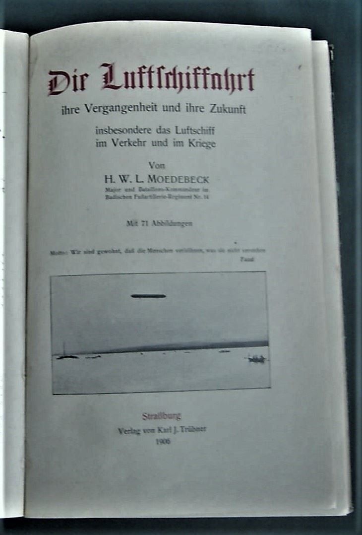 Livres: Luftschiffe  Ballone Zeppeline 1906!!! – D'occasion à Hedingen par Protechnica 2