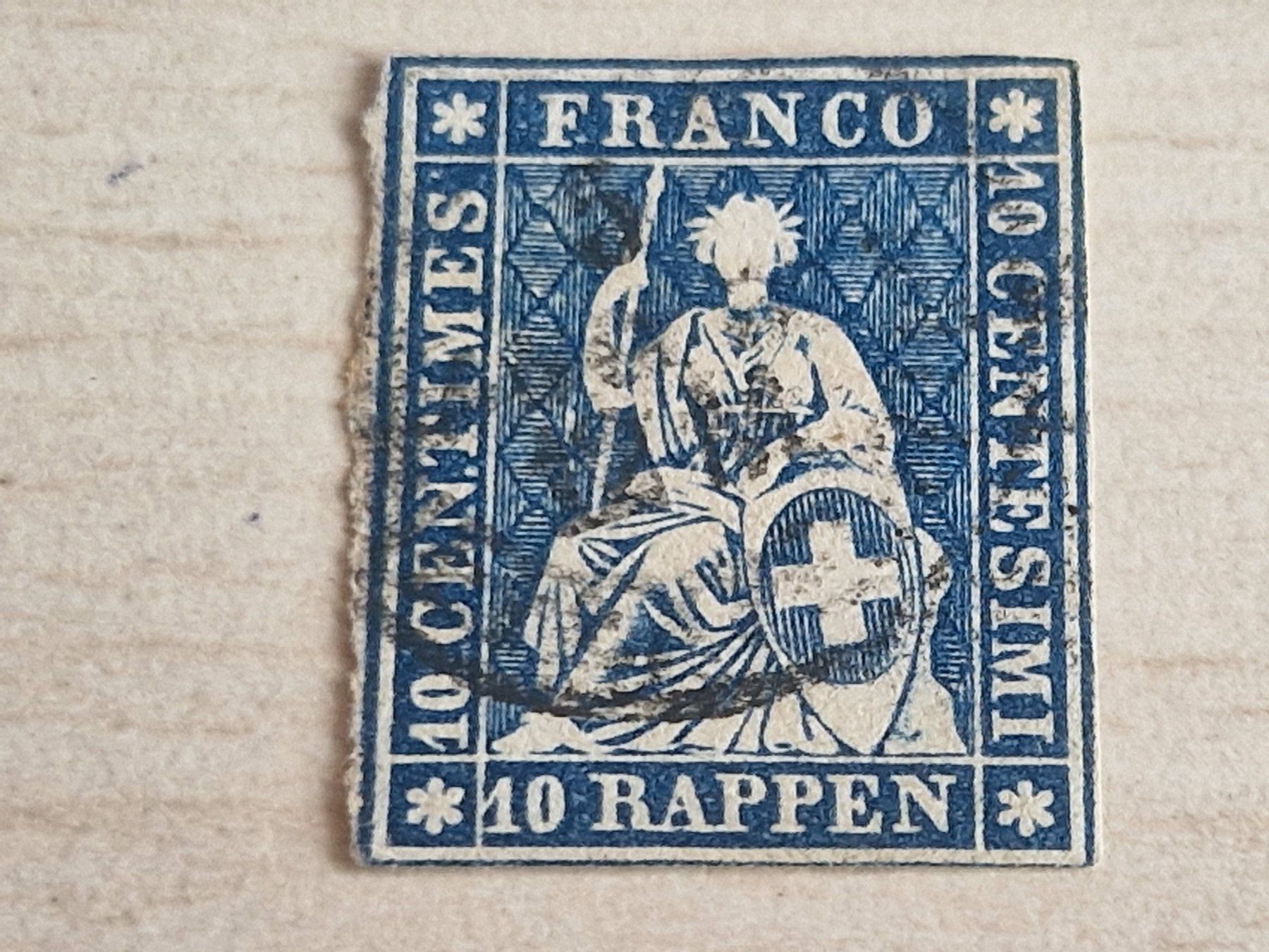 Tutti i francobolli: Strubel 23G, signiert, ab 1.- – Usato da Burgdorf venduto da Glossy01 1