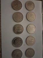 5 dm münzen von 1977-86