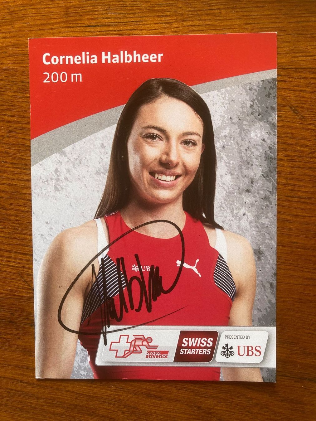 Autogramme: Cornelia  Halbheer   /  orig. AK – Neu (gemäss Beschreibung) aus Lovens von Traktor69