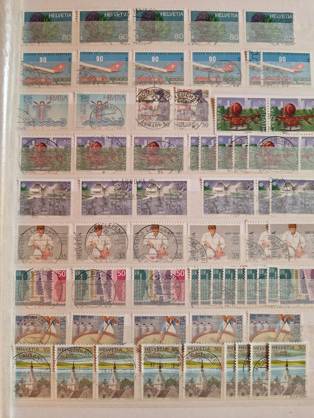 Tutti i francobolli: Doubletten samlung von Schweizer briemarken 1960-2010. – Usato da St-Saphorin-Lavaux venduto da Digit2 7