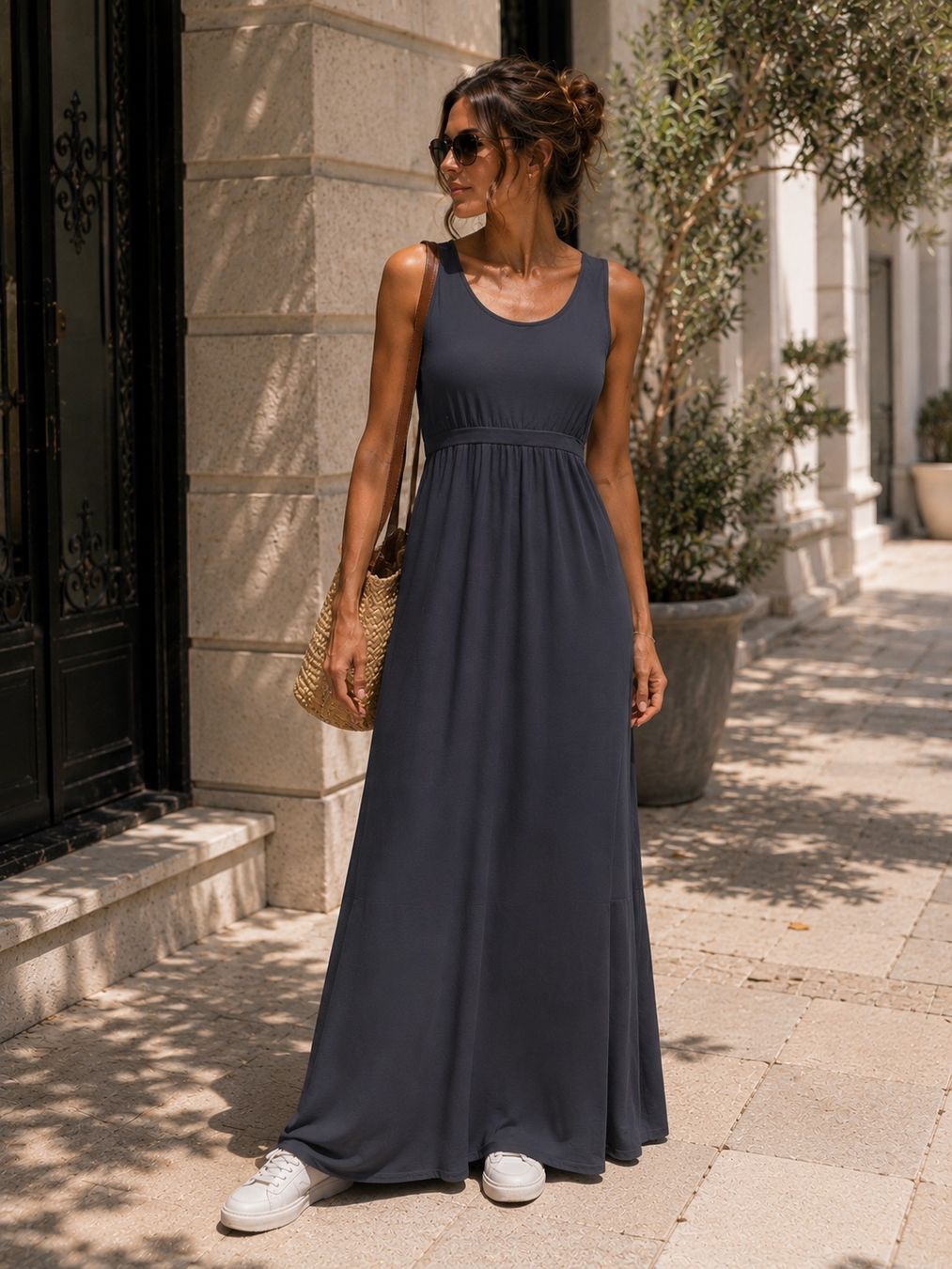 Armani Vestiti: Armani Exchange Maxi Sommerkleid Dunkelblau Gr. S (36) – Nuovo (secondo la descrizione) da Wallisellen venduto da Lan_82sz