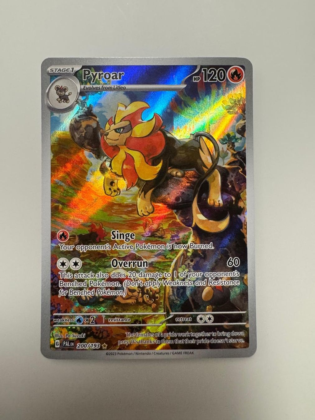 Pokémon Carte collezionabili: Pyroar | Illustration Rare | PAL 200/193 | EN – Usato da Spreitenbach venduto da Snacky96 1