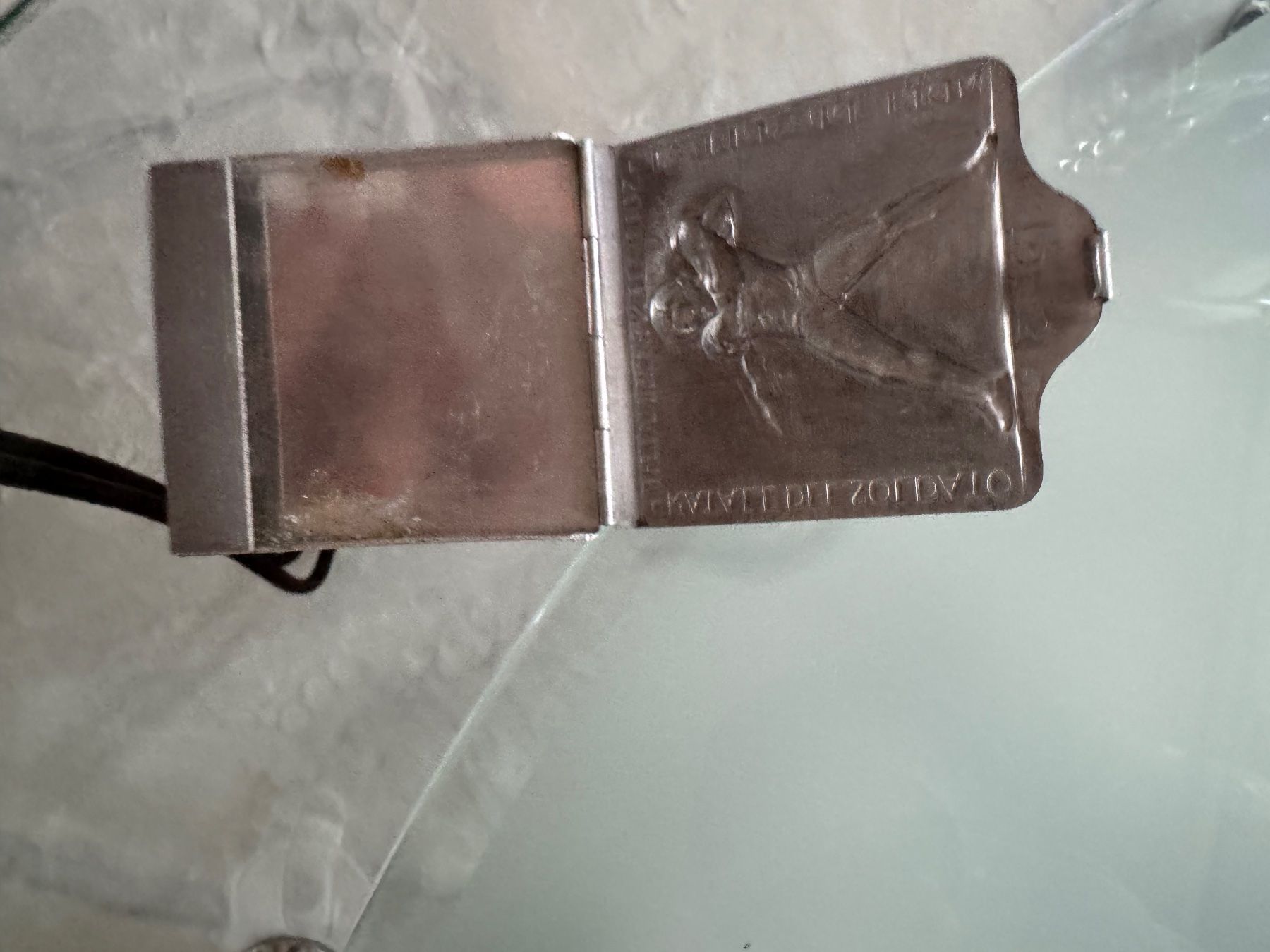 Modellini d'auto: 1943 Schweizer Soldaten Matchboxhalter – Usato da Greifensee venduto da silviuki 1
