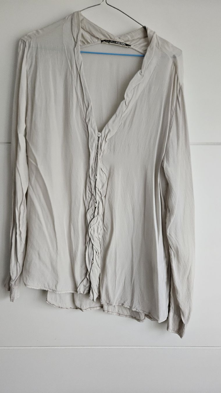Camicette: Bluse crème Viscose Seide XL – Usato da Wichtrach venduto da Spdawi