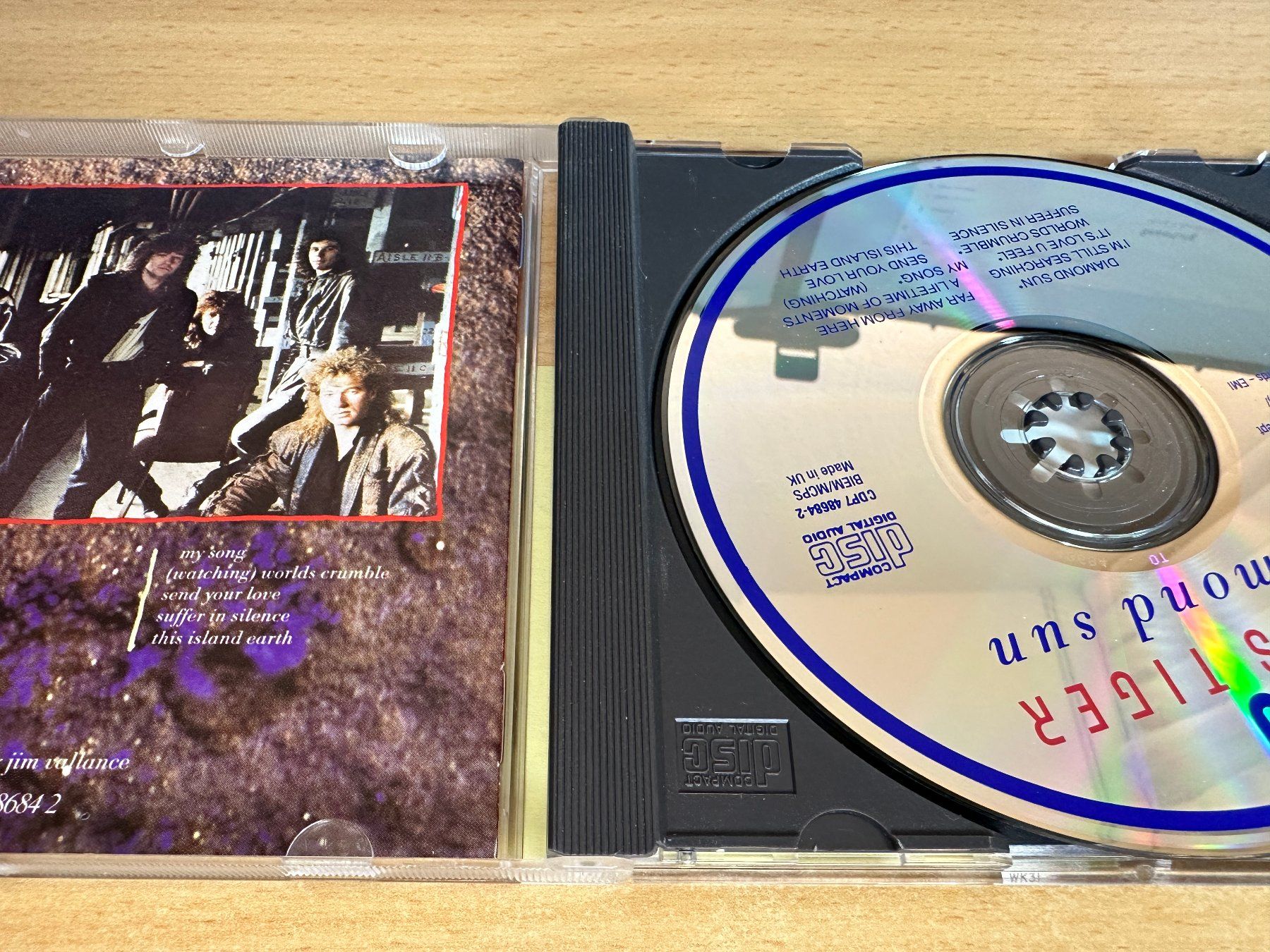 CD: Glass Tiger – Diamond Sun – Usato da Rikon im Tösstal venduto da Alpenmutz 2