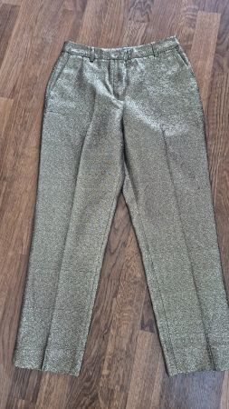 LK Bennett gold pants size 36