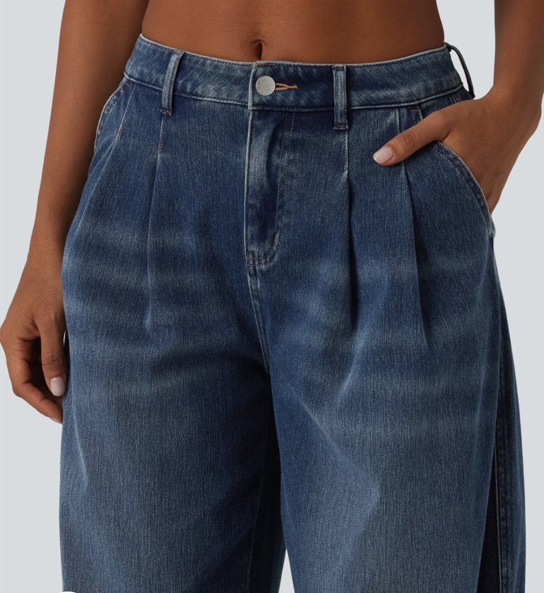Halara Pantaloni: Halara trend jeans hose ballon – Usato da horn venduto da CherryCrow 1