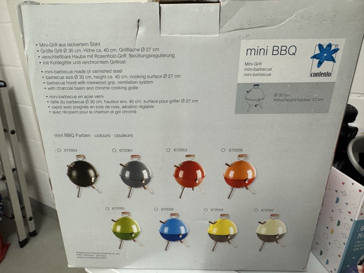 Grills: Mini BBQ Grill – Neu und originalverpackt aus Kirchberg BE von Summermeitschi19 1