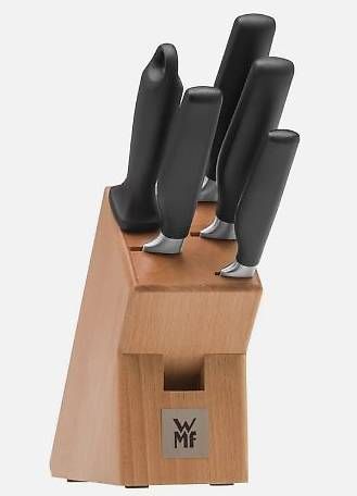WMF Messer: WMF Messerblock bestückt 6 tlg. + Schere – Gebraucht aus Hüntwangen von Unreal8 2