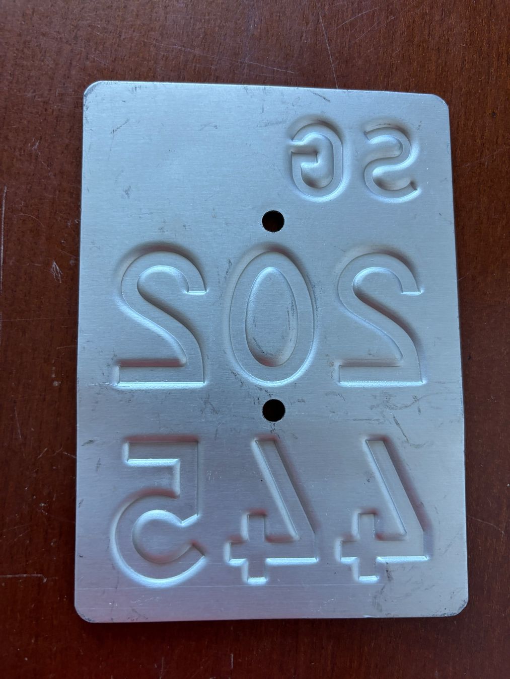 Puch Insegne: MOFA Nummer Nummernschild Schild SG 2013 – Usato da THERWIL venduto da Fcbbasel 1