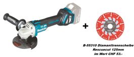 Makita Akku Winkelschleifer 125mm CHF 179.- statt CHF 239.-
