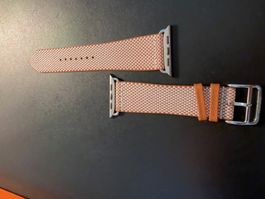 Apple Watch Hermes Armband orange gewebt guter Zustand
