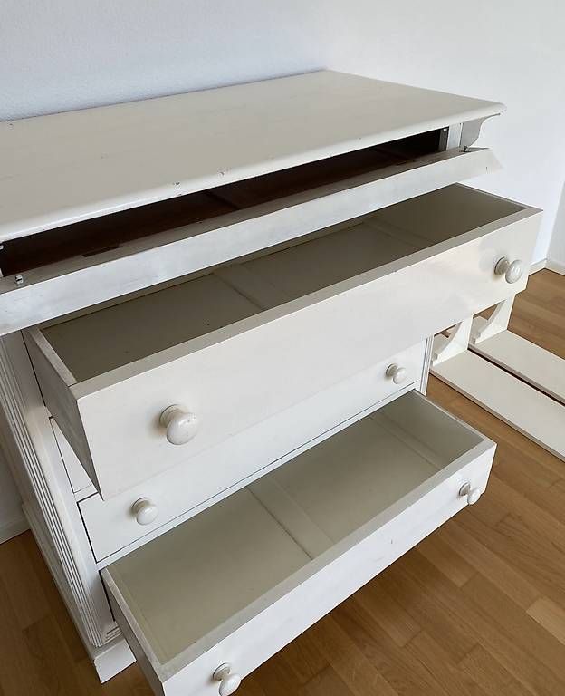 Commodes: Kommode Holz weiss - Sideboard, Schrank – D'occasion à Frümsen par Schmitz 4