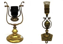 2 Lampe laiton à bascule Messinglampe Schaukelsystem