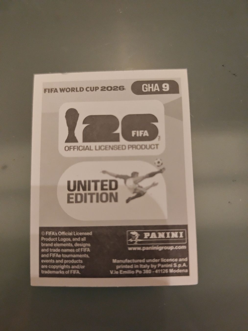 Panini Carte collezionabili: PANINI GHA 9 – Nuovo (secondo la descrizione) da Sulgen venduto da 34j_p6s2