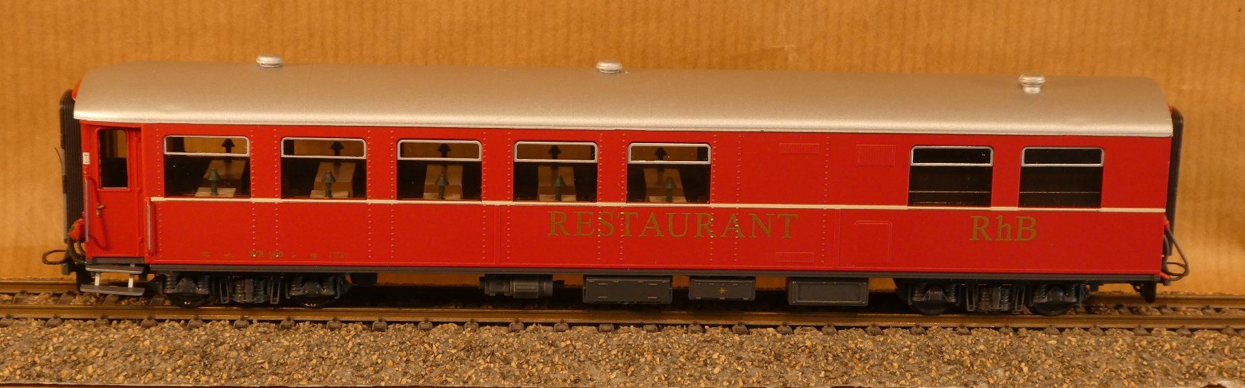 Bemo Modelleisenbahnen: Bemo RhB WR Refit-Speisewagen – Neu (gemäss Beschreibung) aus Muri b. Bern von Malagueno 3