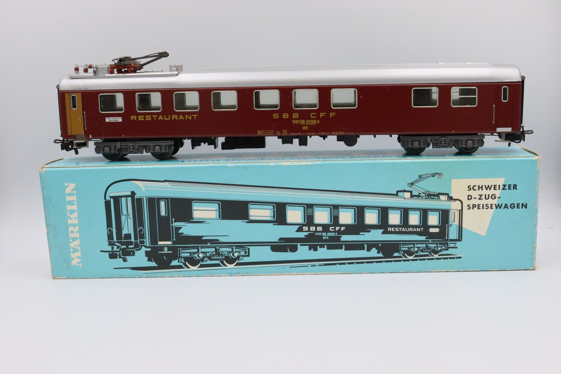 Märklin Modelleisenbahnen: 4068 Märklin Speisewagen der SBB – Gebraucht aus Felben-Wellhausen von lelali
