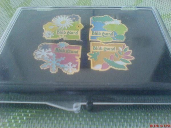 Placchette & Badge: 4x Bliieb gesund Sonderedition Pins – Usato da Oftringen venduto da andrax 2