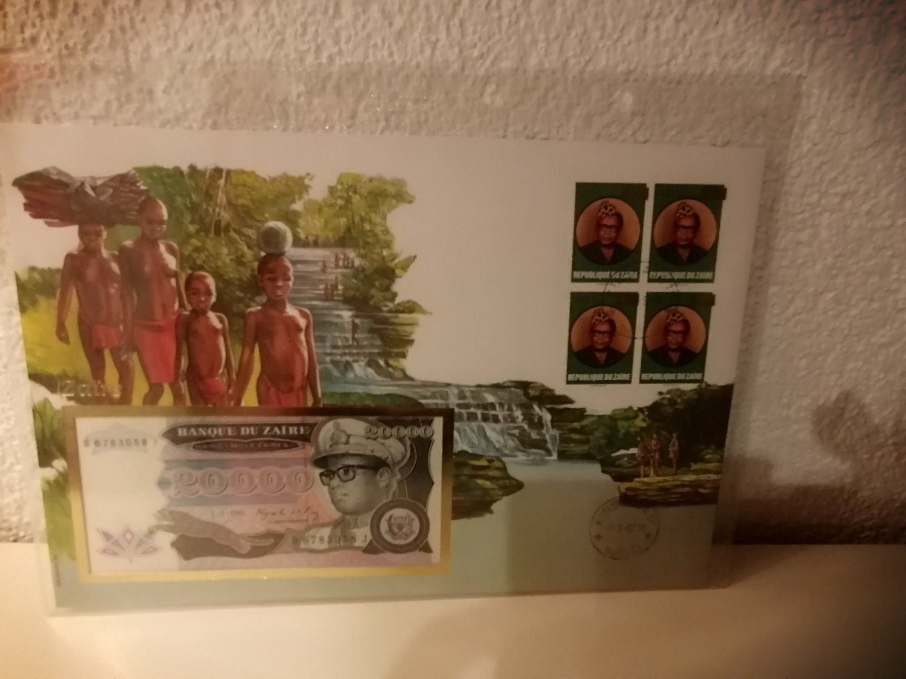 Banconote: Banknotenbrief Zaire 1994 – Usato da Nunningen venduto da mochflo