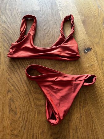 Somer Field swim extra small XS NEU bikini 👙 orange braun