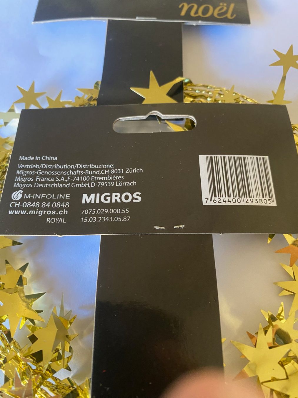 Migros Tutte le decorazioni: 2 x Girlande mit Draht noel – Nuovo (secondo la descrizione) da Allenwinden venduto da Obalu 1