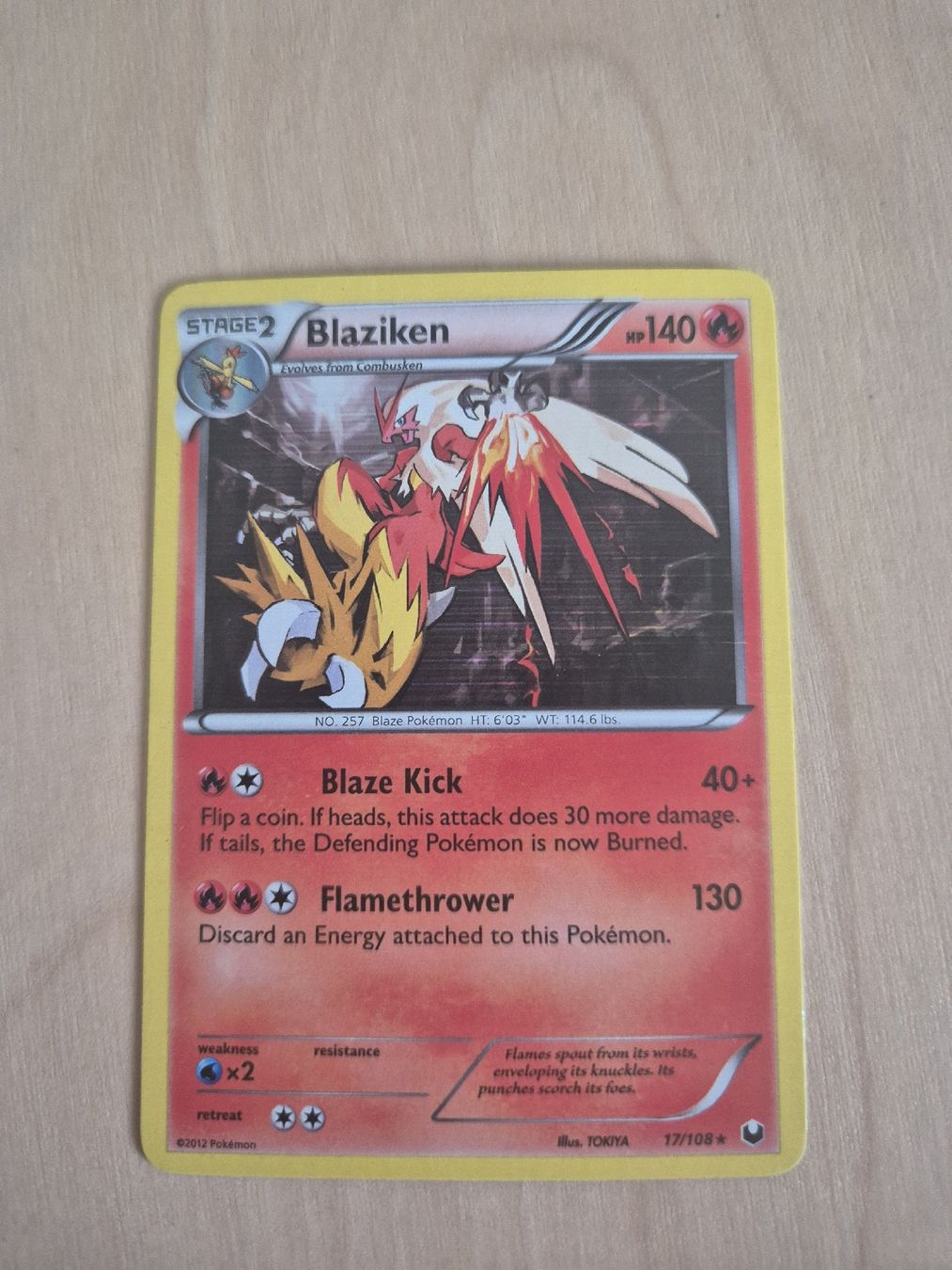 Pokémon Carte collezionabili: Pokémon blaziken holo - 2012 – Usato da Oron-la-Ville venduto da n_a_t_e_a_g