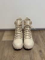 Schnürstiefel beige 